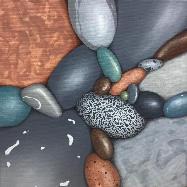 Beach Stroll (12x12)