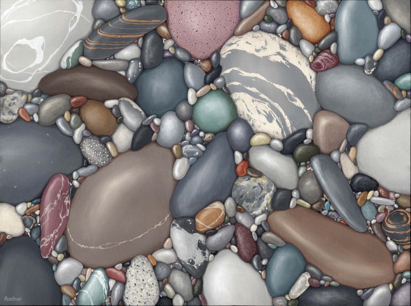 Sophia's Pebbles (36X48)