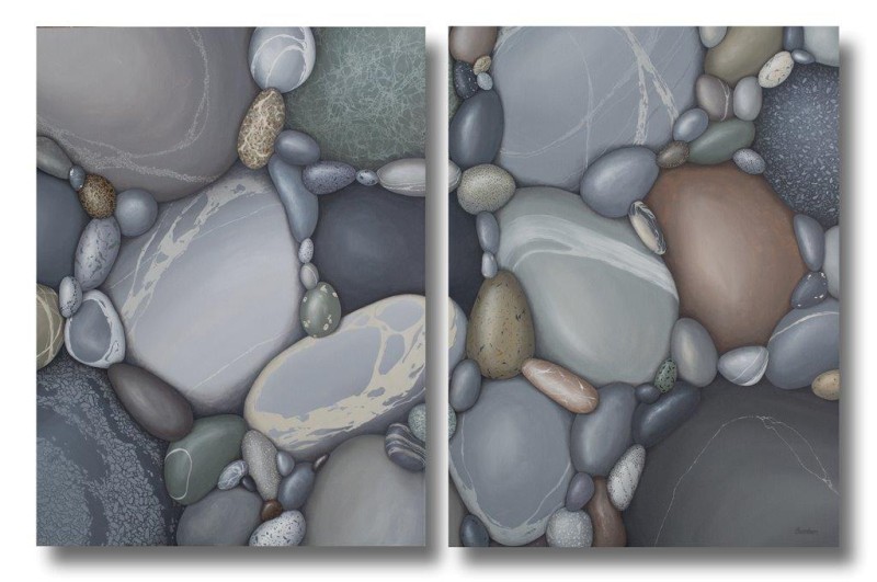Discovery Diptych 72x48