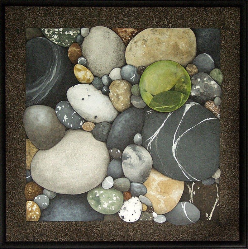 Series 4: Stones 2 - paper- one limited edition ($450) and one artist proof $600 (24x24)*