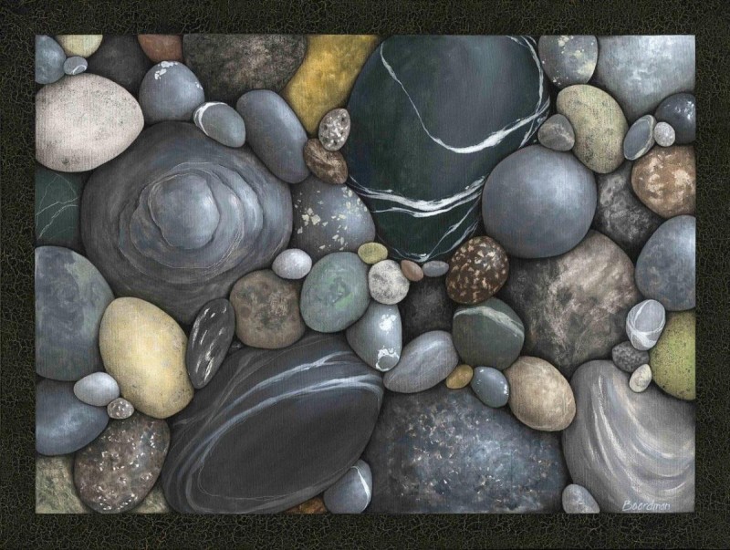 Series 4: Stones 18 - one only- limited edition paper (22x30) $600*